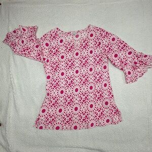 Women’s XL Pink/White Escapada brand Top